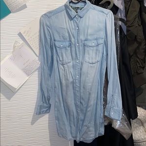 H&M light denim dress